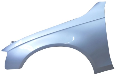 Audi A4 B8 8K 07-11 lewy błotnik srebrny LX7W