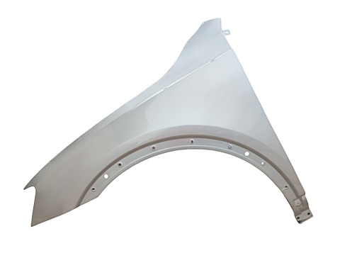 Audi Q3 (8U) 11-18r błotnik lewy srebrny LX7W