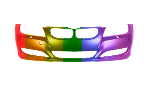 BMW 3 E90 E91 08-12r LIFT zderzak przedni Każdy Kolor