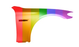 BMW 5 F10 F11 10-17r błotnik prawy Każdy Kolor