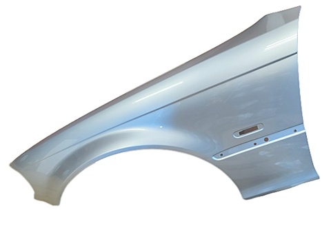 BMW E46 99-03 Coupe lewy błotnik srebrny 354