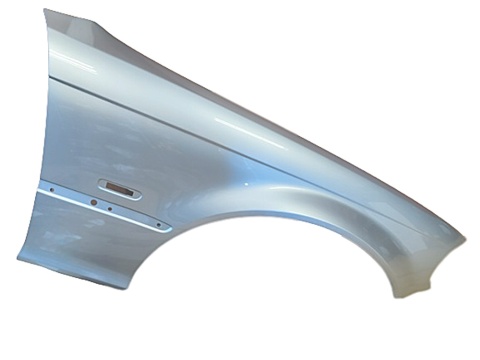 BMW E46 99-03 Coupe prawy błotnik srebrny 354