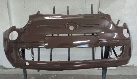 Fiat 500 (312) 07-14r zderzak przedni brązowy 703A