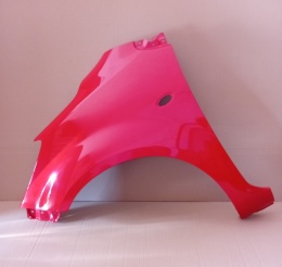 Opel Agila B 08-15r błotnik lewy czerwony ZFCB