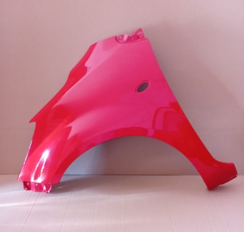 Opel Agila B 08-15r błotnik lewy czerwony ZFCB