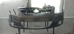 Opel Corsa D 06-11r Zderzak przedni szary GJM Z40W