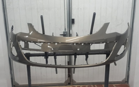 Opel Corsa D LIFT 11-14r zderzak przedni szary Z40W