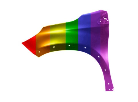 Peugeot 2008 I 16-19r błotnik lewy Każdy kolor