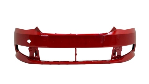 Skoda Fabia III NJ 14-18r. zderzak przedni czerwony LF3K