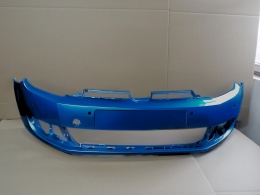 VW Golf 6 Hatchback 08-13r zderzak przedni w kolorze niebieskim LD5Q