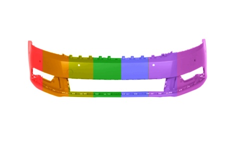 VW Passat B7 10-14r zderzak przedni Każdy Kolor