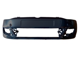 VW Polo 6R 6C 09-13r zderzak przedni czarny LC9X