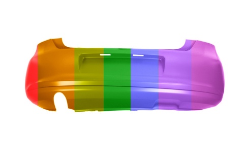 VW Polo 6R 6C 09-13r zderzak tylny Każdy kolor