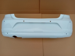 VW Polo 6R 6C 14-17r LIFT zderzak tylny biały LC9A