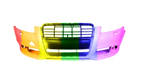 Audi A6 C6 4F 08-11r LIFT zderzak przedni Każdy kolor