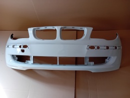 BMW 1 E87 LIFT 07-13r zderzak przedni biały 300