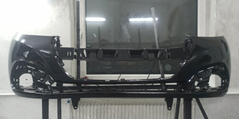 Peugeot 208 LIFT 15-19r zderzak przedni czarny KTV