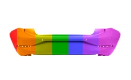 VW Polo VI 6 AW LIFT 21-24r zderzak tylny Każdy kolor