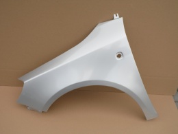 Skoda Fabia 2 5J 07-15r błotnik lewy srebrny 9156