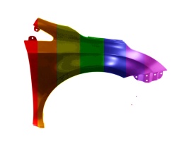 Toyota Avensis III (T27) 08-15r błotnik prawy Każdy kolor