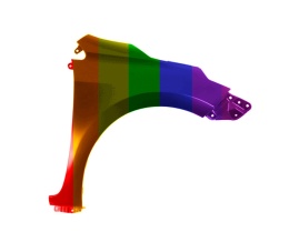 Toyota COROLLA (E18) 13-19r błotnik prawy Każdy kolor