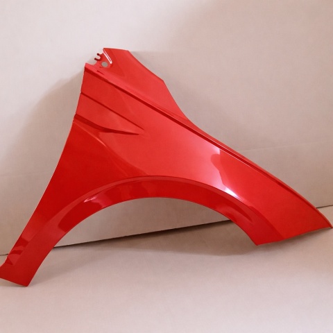 VW Polo VI 6 AW 17-24r. błotnik prawy w kolorze czerwonym LP3G